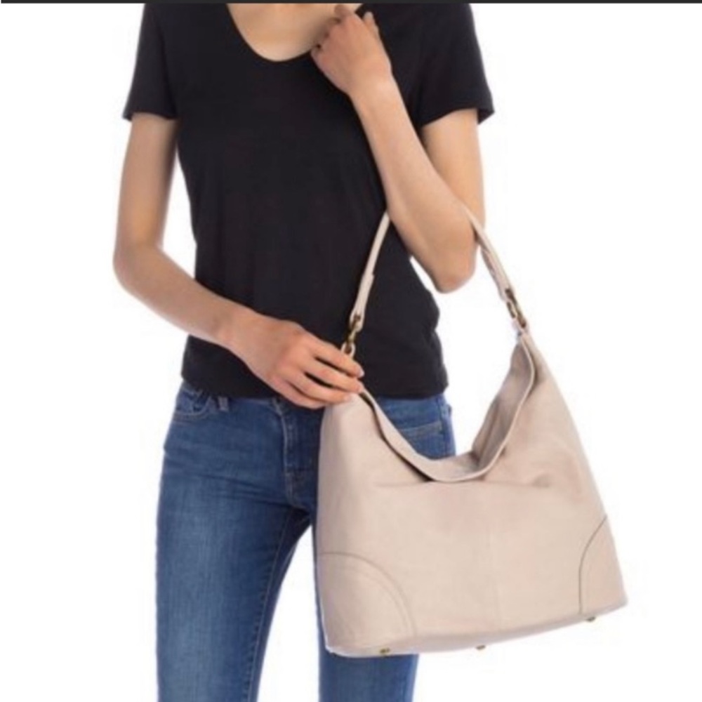 💗Frye Madison Leather Hobo Bag -Blush- Dusty-Rose